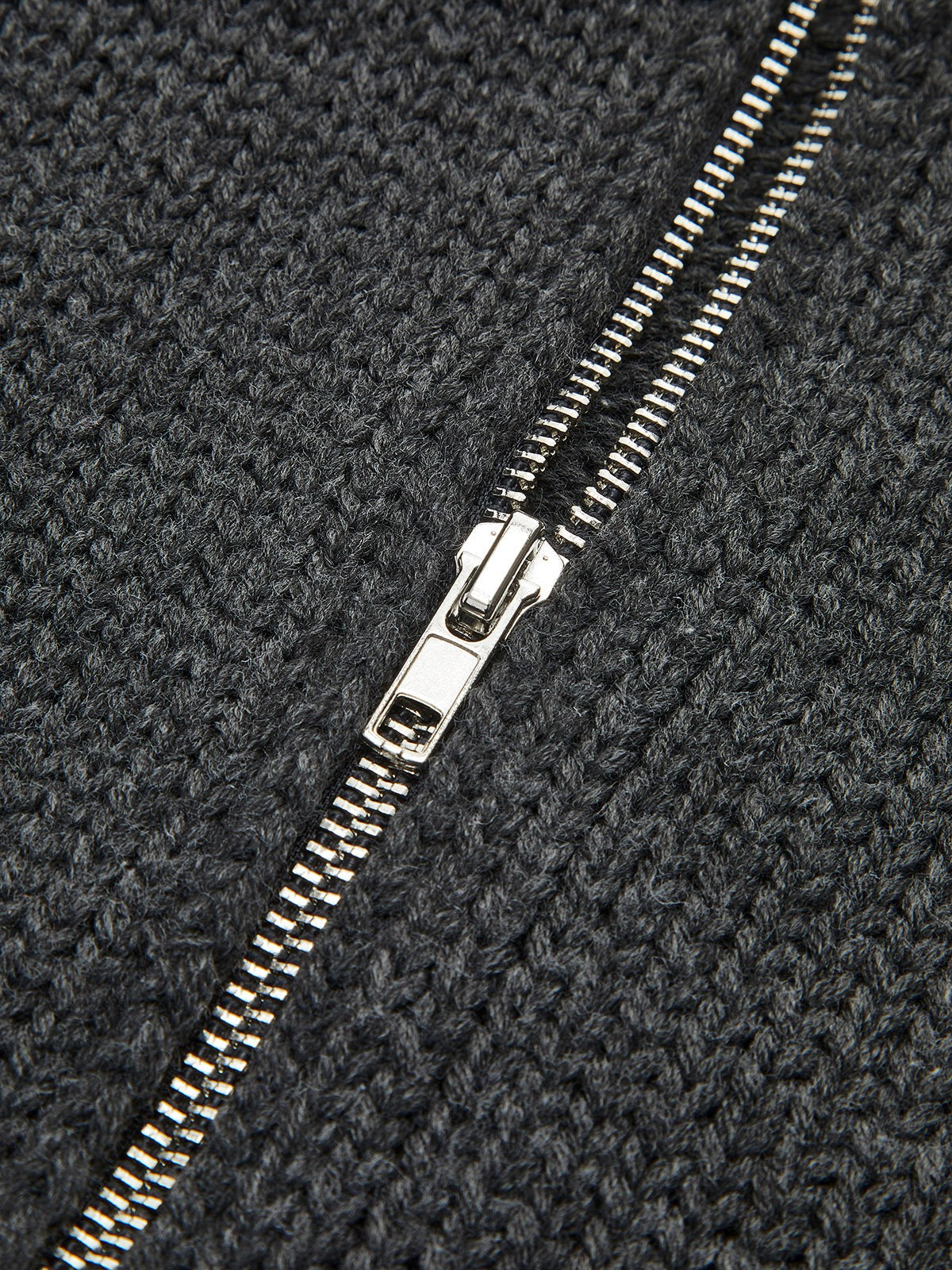 Star-motif zip-up cardigan