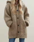 Muriel | Chunky Hooded Cardigan Coat