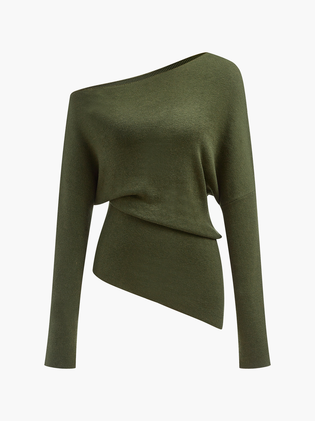 Selina | Merino Wool One-Shoulder Jumper