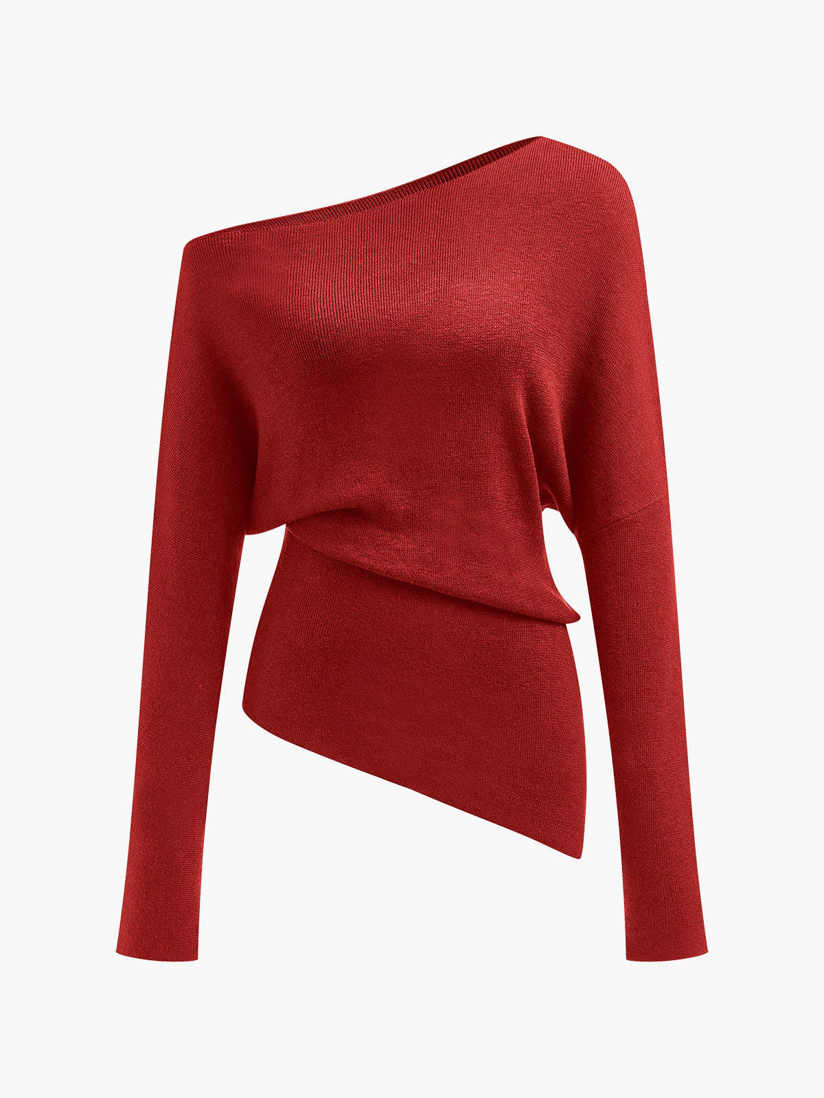 Selina | Merino Wool One-Shoulder Jumper