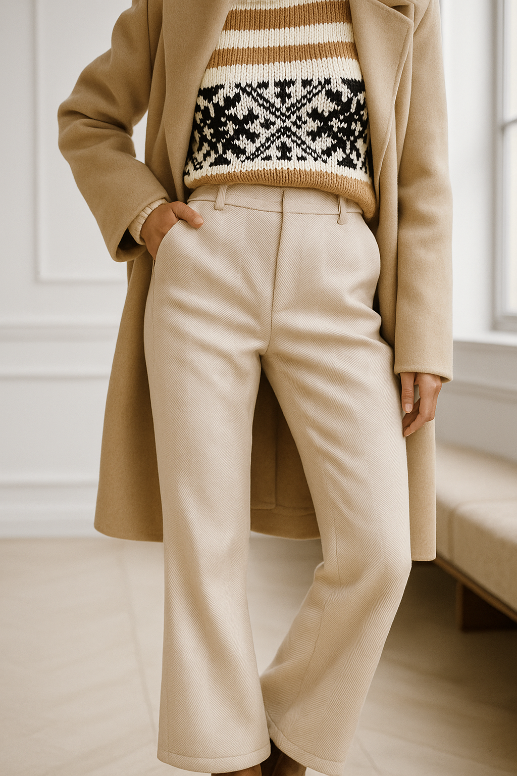 Rose | Merino Wool Fair Isle Jumper